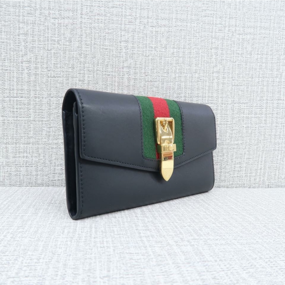 GUCCI SYLVIE CALFSKIN WALLET